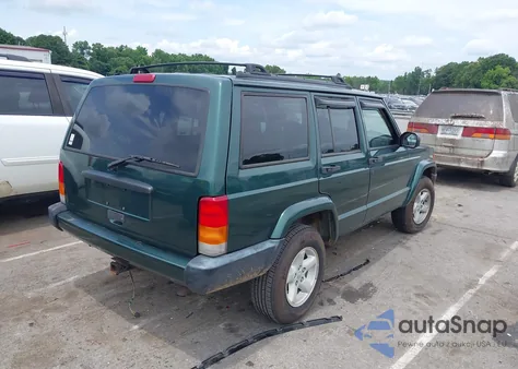 2001 Jeep Cherokee Sport из США, поврежденный, VIN 1J4FF48S91L501095
